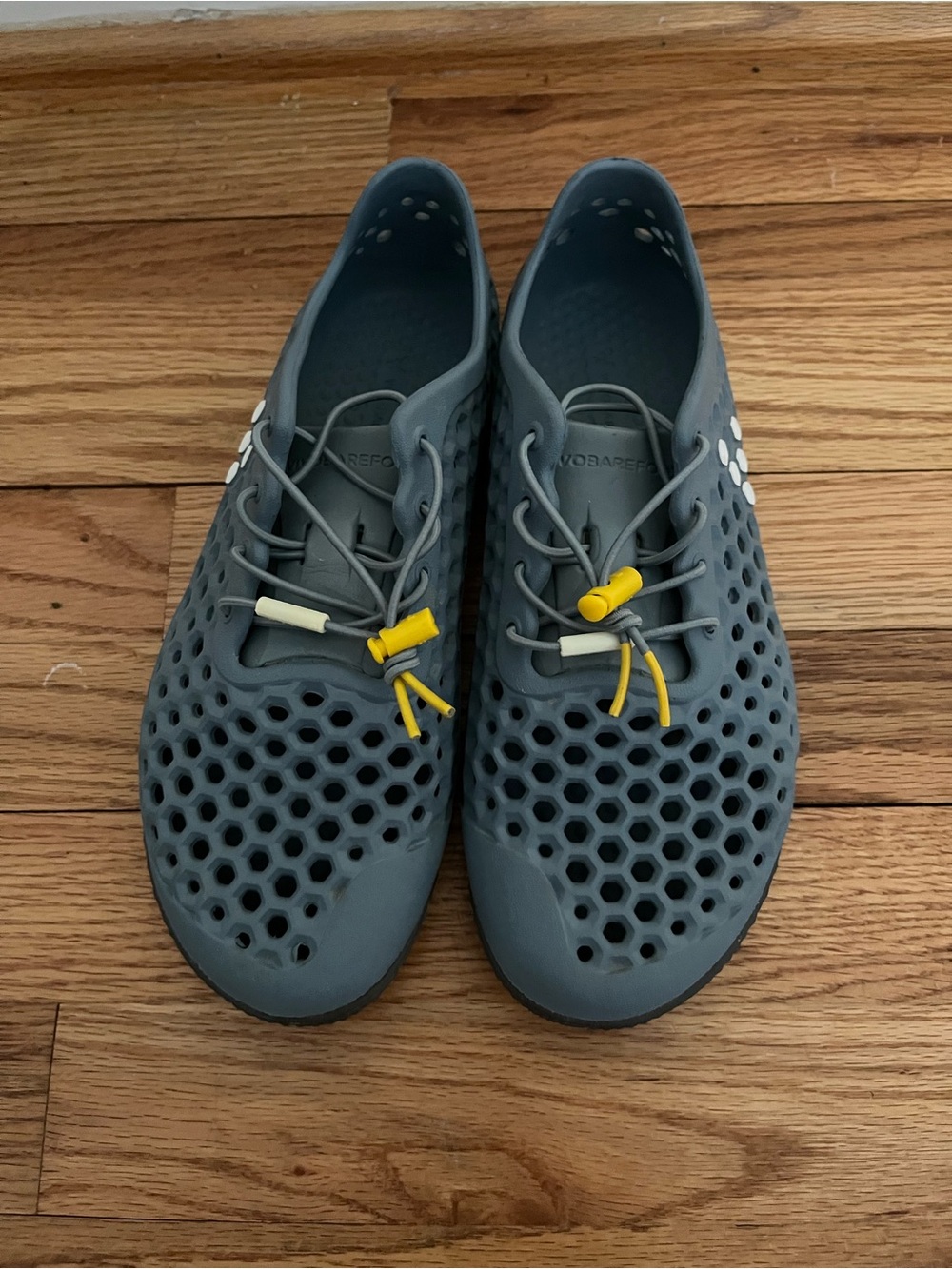 Vivobarefoot Ultra III Bloom blue gray barefoot shoes 38L US 8 - Picture 2 of 8